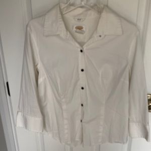 Talbots ladies size medium button down shirt.